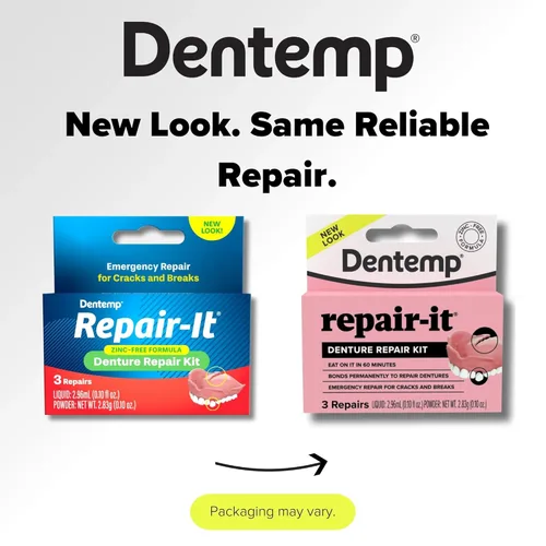 Vista 2 de Majestic Electronics Repair-It Kit de reparación de dentaduras postizas D-091 0.7 onzas