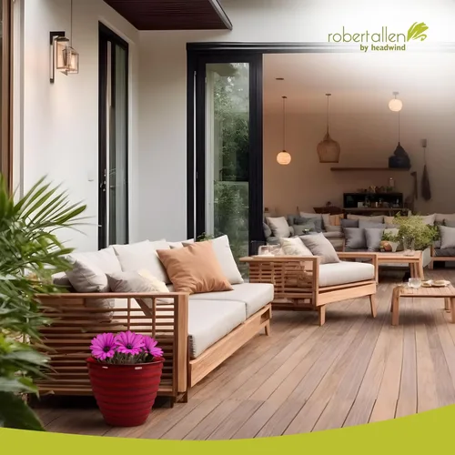 Vista 5 de Maceta decorativa Avondale de la colección clásica Ironstone de Headwind Robert Allen, Autumn Blaze, 10 pulgadas