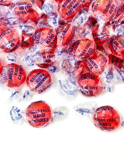 Vista 7 de SweetGourmet Caramelos duros de canela sin azúcar, envueltos individualmente, 1 libra, sin grasa, sin gluten, 90 piezas