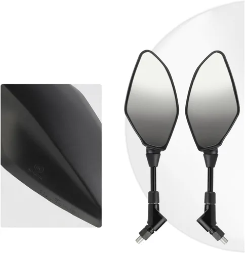 Vista 3 de BEUTEE Rearview Mirrors Compatible with MT07 MT09/Tracer 900/9/GT Tenere 700 MT10 MT03 MT25 MT01 MT 07 09 Motorcycle Rear View Mirror Side
