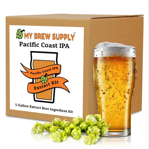 Vista 17 de My Brew Supply Kit de extracto doble IPA Hazy Juicy Double IPA Extracto de malta seca pálido, trigo y Pilsen, azúcar de maíz, avena en copos