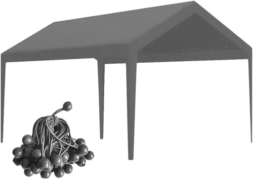 Vista 9 de Cubierta de toldo de repuesto para cochera, cubierta superior de repuesto para estructura de cochera de 12' x 20', tela de 180G PE impermeable