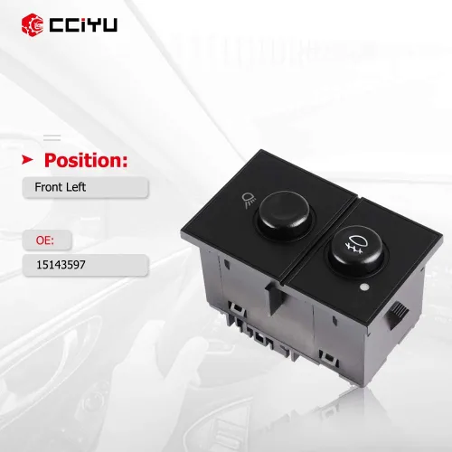 Vista 8 de Interruptor de luz antiniebla para salpicadero, para Cadillac Escalade 2003-2006 para Chevy para Silverado 1500 2500HD 2003-2006 para GMC Sierra