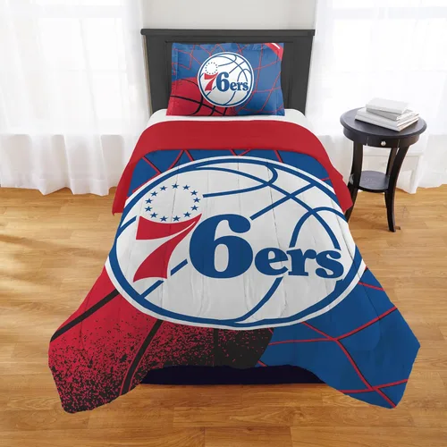 Vista 45 de Juego de edredón con licencia oficial de la NBA de Boston Celtics de Northwest – Ropa de cama con logotipo del equipo de la NBA – Juego de cama