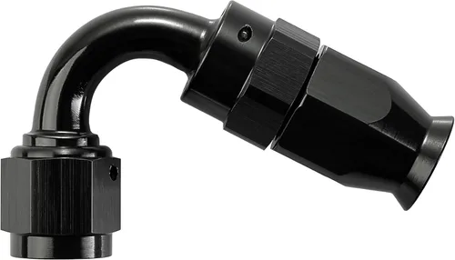 Vista 10 de EVIL ENERGY 3AN PTFE montaje extremo de manguera 30 grados negro para manguera de PTFE solamente