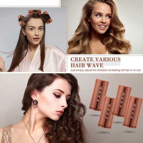 Vista 7 de Juego de 12 varillas de permanente para el cabello, varillas de onda fría, varillas de plástico para permanentes, rodillos rizadores de cabello
