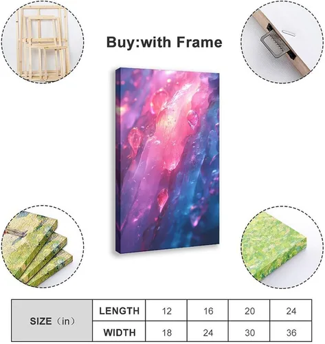 Vista 3 de Original Cyberpunk Vaporwave Digital Art, Neon Synthwave Poster, Futuristic Aesthetic Wall Print, Unique Urban Home Decor Canvas Posters Wall Art