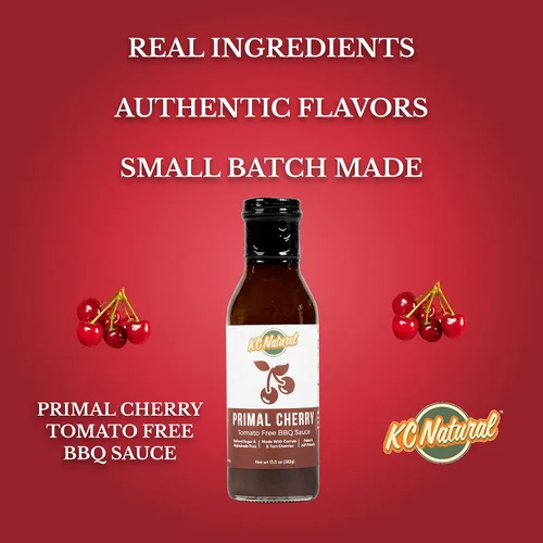 Vista 6 de KC Natural - Salsa de barbacoa de cereza Primal - Sin solanáceas - Apto para paleo y AIP - 14 oz