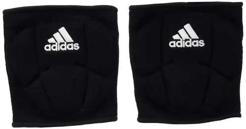 Vista 5 de Adidas Rodilleras de voleibol unisex para adultos, 5 pulgadas, negro/blanco, talla S