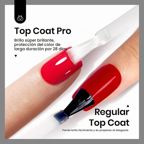 Vista 6 de Beetles - Recambio de capa superior extra brillante a granel de 10.5 fl oz (10.1 fl oz)