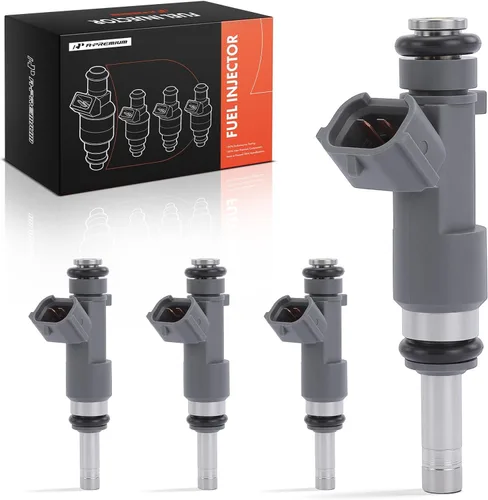 A-Premium Juego de 4 inyectores de combustible compatibles con Nissan Frontier 2005-2019 L4 2.5L, repuesto # 16600EA000