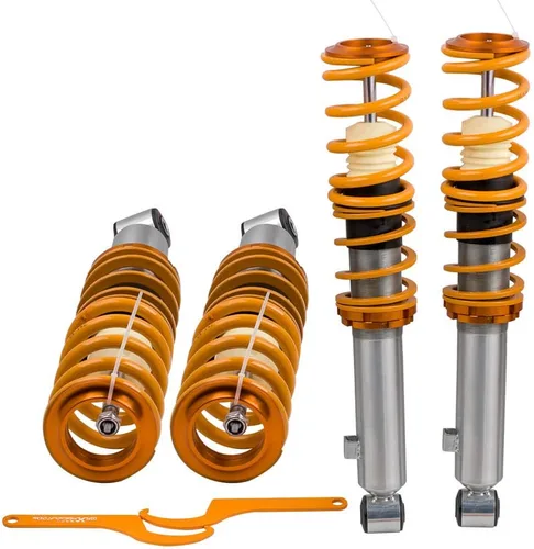 Vista 2 de maXpeedingrods Bobinas para Mazda MX5 NA/MX-5 MK1 1990-1997, kit de suspensión de bobinas de altura ajustable, kit de reducción de amortiguadores