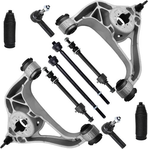 Vista 96 de Detroit Axle - Kit de suspensión delantera de 10 piezas para Ford Freestar Mercury Monterey 04-07, 2 brazos de control inferiores con rótula 4
