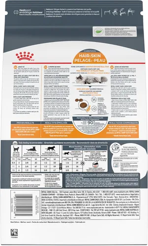Vista 2 de Royal Canin Cuidado del cabello y la piel Alimento seco para gatos, bolsa de 7 libras