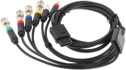 Vista 3 de N64 AV sistema de vídeo de juego de cable retro compuesto multi hacia fuera Audio TV S-Video Cable Cable