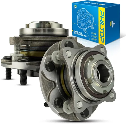 Vista 52 de PHILTOP Conjunto de cojinete de rueda y cubo trasero 512012, 5 orejetas para Golf 1999-2005, Beetle 1998-2010, TT Quattro 2000-2006, TT 2000-2006