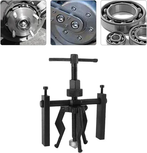 Vista 8 de Estink Extractor manual, extractor de rodamientos interiores de 3 mandíbulas, herramienta extractor de rodamientos de engranajes de manga resistente