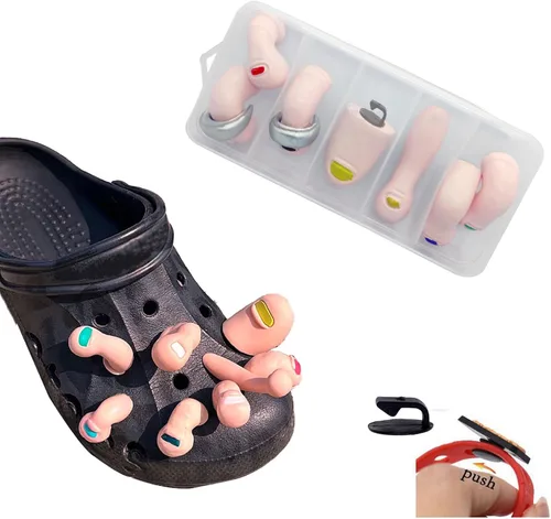 7 dijes góticos de cocodrilo de terror para adultos y hombres, divertidos dijes de cocodrilo para niños, adolescentes, dijes únicos de decoración de