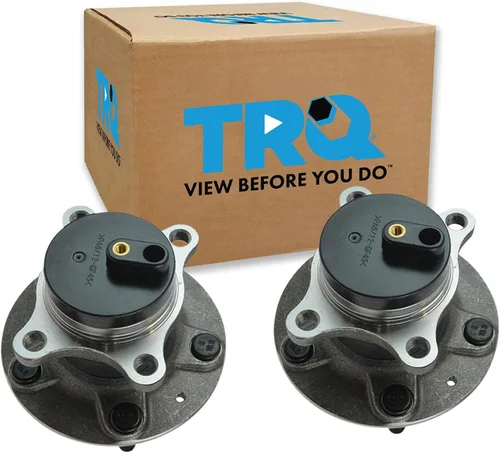 Vista 127 de TRQ Conjunto de rodamiento y cubo de rueda delantera de 2 piezas compatible con Chevrolet Trailblazer 02-09, Trailblazer EXT 02-06, GMC Envoy 02-09