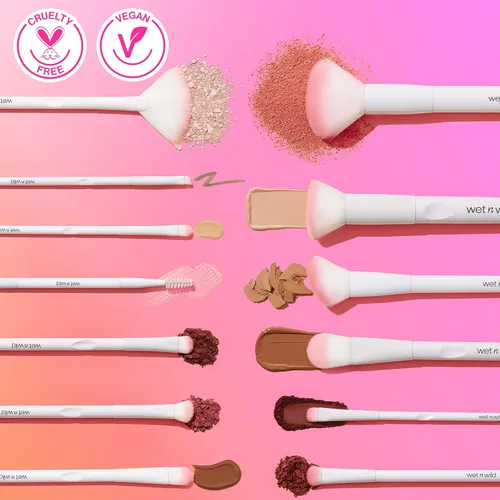 Vista 5 de wet n wild Pincel para Pliegue del Ojo, Difuminado Cónico Impecable, Fibras Sintéticas Suaves, Mango Ergonómico para Control de Precisión Cómodo
