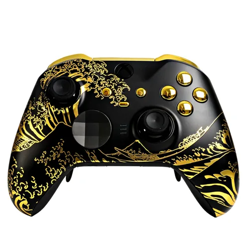 Vista 15 de Xbox Elite Series 2 Custom Soft Touch Controller - Soft Touch Feel, Added Grip, Cool Blue Color - Compatible with Xbox One, Series X, Series S