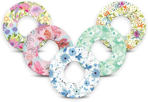 Vista 23 de ExpressionMed - Parches adhesivos para Libre 2 (paquete de 5) - Cintas con sensor CGM precortadas a prueba de agua, no se deshilacha