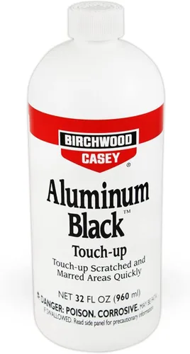 Vista 4 de Birchwood Casey - Pavonador de aluminio negro de secado rápido y acción rápida para restaurar áreas arañadas y dañadas, limpieza de armas