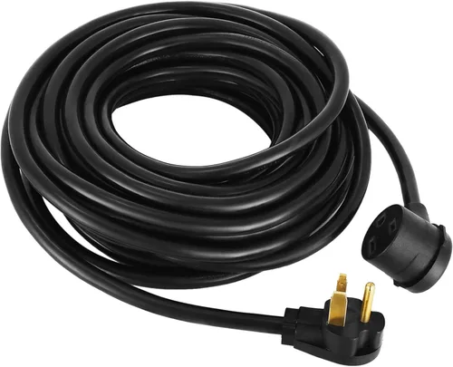 Vista 10 de VEVOR Cable de extensión para soldador de 30 amperios, 25 pies, 250 V, cable de alimentación de soldadura con enchufe NEMA 6-50, calibre 10, 3