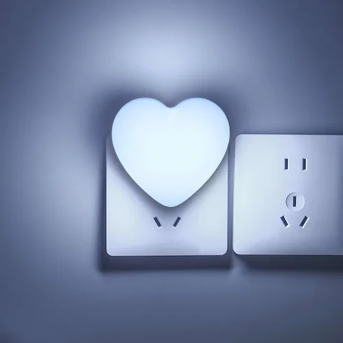 Vista 12 de INZU Luces nocturnas enchufables a la pared, luz nocturna LED para niños, bonita luz nocturna con sensor automático de atardecer a amanecer, luz