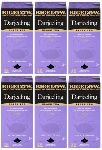 Vista 70 de Bigelow American Breakfast Black Tea, cajas de 20 sobres (paquete de 6), té negro con cafeína, 120 bolsas de té en total
