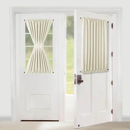 Vista 62 de XWZO - Cortinas para puerta con cortinero, cortinas blackout térmicas y oscurecedoras para puerta francesa, cortinas para ventana de la cocina, 12 x