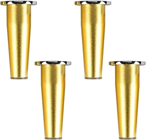 Vista 12 de Patas de metal para muebles de armario, patas redondas ajustables para sofá, patas de mesa de café, ajustable 0.512 in, patas de repuesto