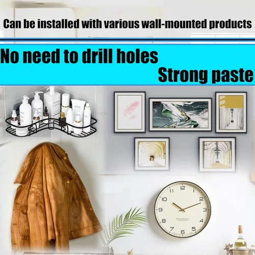 Vista 5 de Picture Hangers Without Nails, Nail Free Wall Hangers,30 Counts Adhesive Wall Hooks for Hanging with Waterproof and Oilproof,4 lbs Load Max