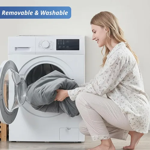 Vista 7 de EGOHOME Colchón de espuma viscoelástica de 2.5 pulgadas, portátil, enrollable, con parte inferior impermeable y antideslizante, tapete de camping