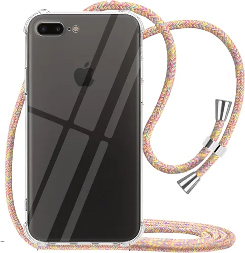 Vista 18 de YESPURE Funda para teléfono Google Pixel 7 Pro, transparente, ajustable, con cordón para el cuello, para mujeres, niñas, TPU suave, delgada, a