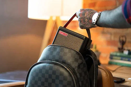 Vista 7 de Positive Grid │ Spark MINI │ Amplificador inteligente portátil de guitarra de 10 W y altavoz Bluetooth Sonido portátil para tocar la guitarra