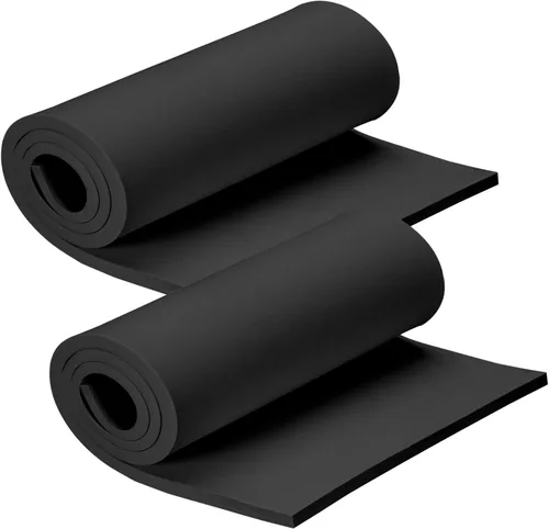 Vista 50 de Rollos de hojas de espuma negra, hoja de espuma EVA grande premium de 13.9" x 59", 5mm de grosor, densidad 86kg/m3 para disfraz de Halloween