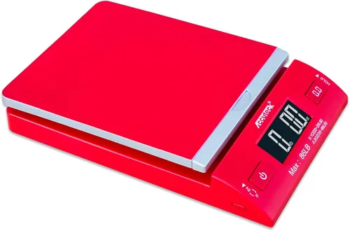 Vista 2 de Accuteck DreamRed - Escala postal digital de 86 libras con adaptador USB&AC, edición limitada