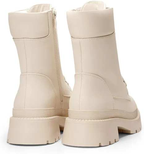 Vista 2 de DREAM PAIRS Botas Chelsea de combate con plataforma para mujer con suela de lengüeta botines