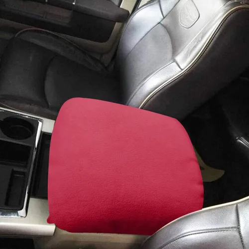 Vista 4 de Funda protectora suave para reposabrazos de consola central, compatible con camionetas Dodge Ram 1500 2500 3500 4500 5500 1993-2023, color rojo