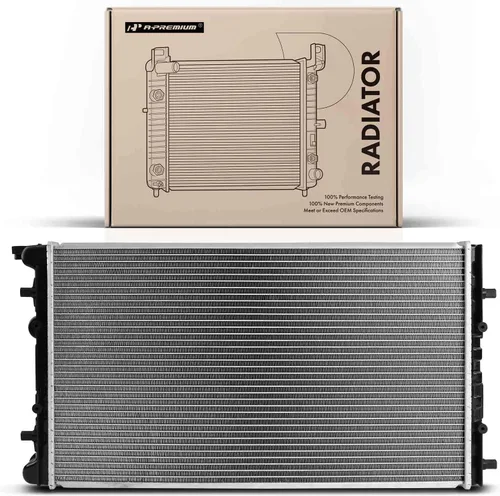 Vista 8 de A-Premium Conjunto de radiador de refrigerante del motor compatible con Volkswagen Beetle 1998-2011, Beetle Cabrio 2010-2011, Repalce# 1C0121253B
