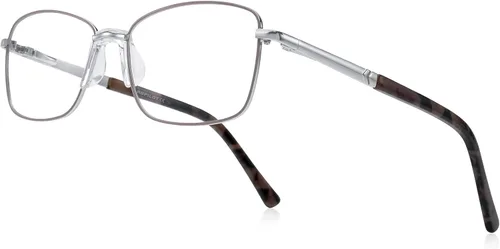 Vista 10 de RB. Pilot - Lentes de lectura para mujer, bloqueo de luz azul, lentes de computadora con bisagra de resorte, marco de metal, patas de acetato