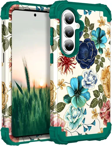 Vista 21 de Hocase Funda para Galaxy S20 FE 5G, resistente a prueba de golpes, goma de silicona suave, funda protectora híbrida de plástico duro para Samsung