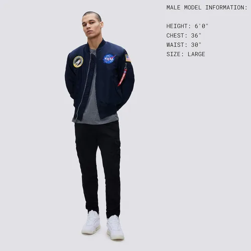 Vista 8 de Alpha Industries NASA MA-1 chaqueta de aviador para hombre