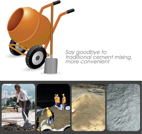 Vista 7 de Mezclador concreto eléctrico portátil multifuncional de la paleta de la velocidad ajustable de los mezcladores concretos del poder del cemento