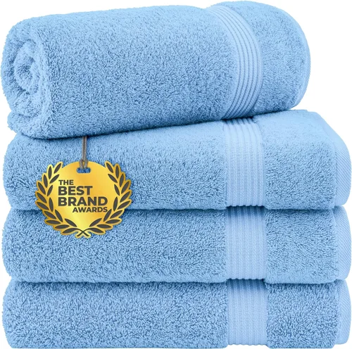 Vista 61 de Cotton Paradise - Alfombras de baño antideslizantes 100% algodón para el baño, 17 x 24 pulgadas, suaves, absorbentes, de secado rápido, lavables a