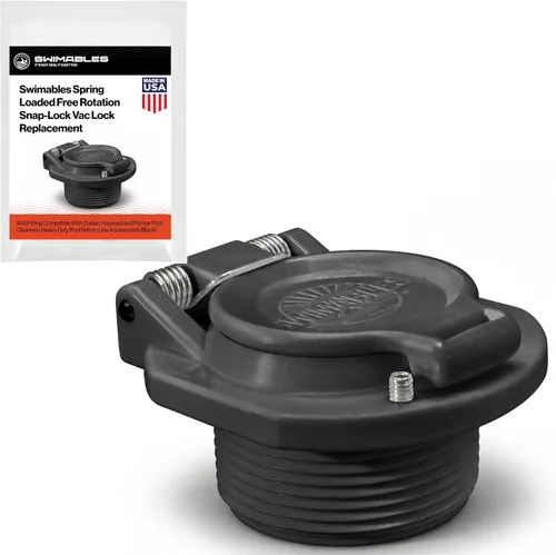 Swimables Reemplazo de bloqueo de aspiradora de rotación libre con resorte | Montaje de pared compatible con limpiadores de piscinas Zodiac, Hayward
