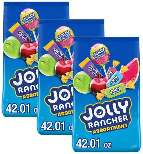 Vista 9 de JOLLY RANCHER - Surtido de caramelos con sabor a fruta en bolsa a granel, 42.01 oz