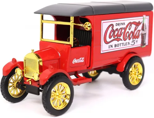 Motor city classics Coca-Cola Diecast coleccionable | 1926 Ford Model TT Delivery Van | 1:43 Diecast Scale Model 443026 | Producto oficial de
