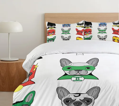 Vista 5 de Ambesonne - Cortina de ducha multicolor en tres tamaños, Tela, Blanco/Gris, gemelo